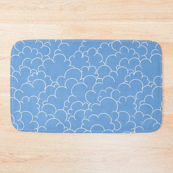 Item preview, Cartoon Cumulus, light blue designed and sold by atalablues.