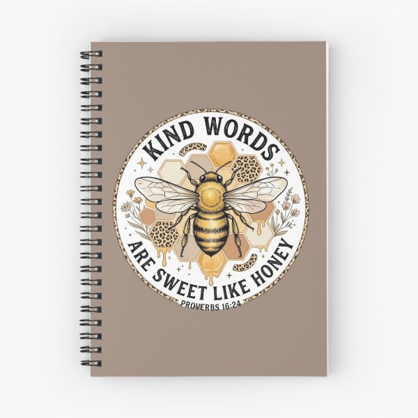 Item preview, Kind Words Are Sweet Like Honey Bee Proverbs Quote designed and sold by TatyanaArt.