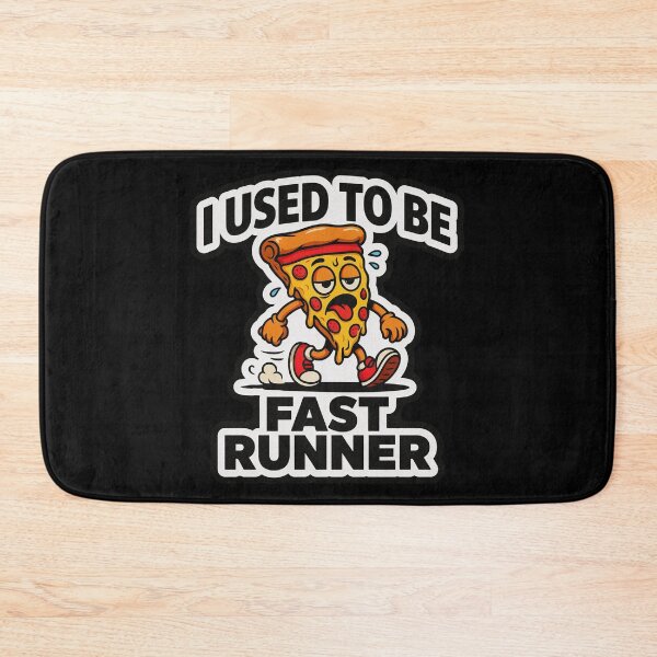 Item preview, I Used to Be Fast Runner Funny Running Humor Pizza Athlete Gift designed and sold by DejvArtist.
