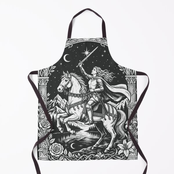Item preview, Female Knight Horse Rider Medieval Maiden Fantasy   designed and sold by Y-Vibes.