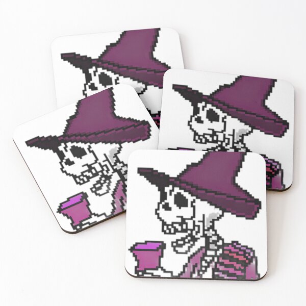Item preview, Pixel Art Skeleton Witch Illustration designed and sold by DailyDoodlesBySumbul.