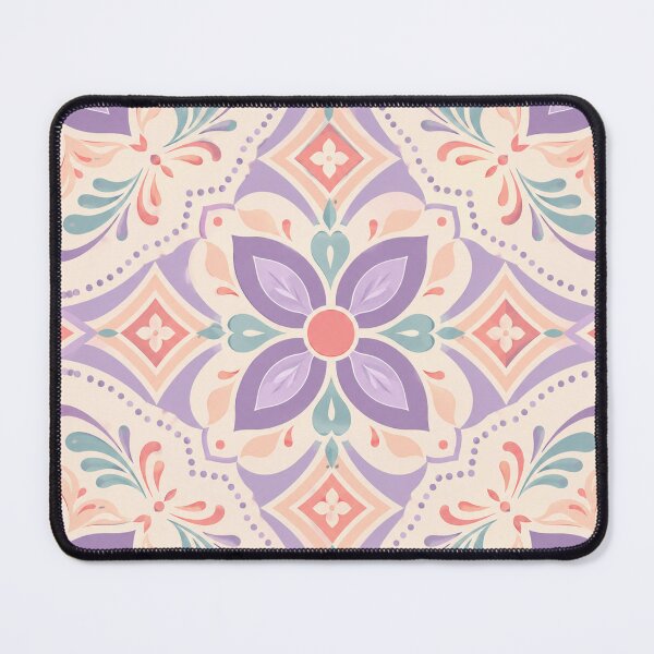 Item preview, Pastel Floral Boho Tile Pattern designed and sold by vladvin.
