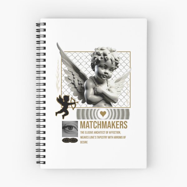 Item preview, Cupid Matchmakers Vintage Gothic Angel Graphic Tee designed and sold by MoodPrint25.