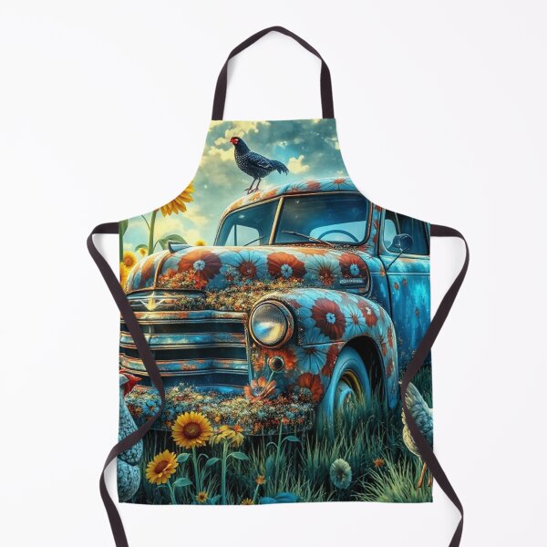 Item preview, Sunflower Farm Truck Wall Art designed and sold by BeautifulVirtues.