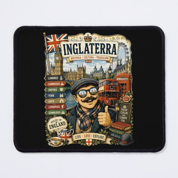 Item preview, England British Adventure Gentleman Travel Art designed and sold by AtuqStudio.