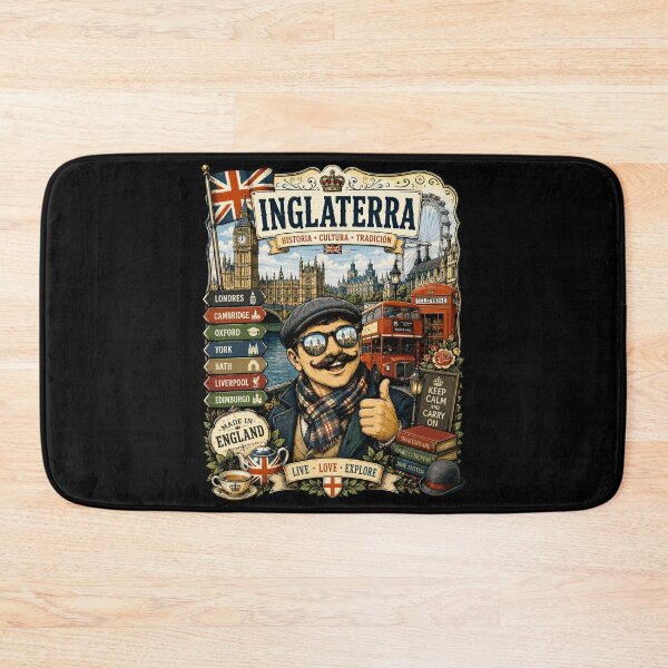 Item preview, England British Adventure Gentleman Travel Art designed and sold by AtuqStudio.