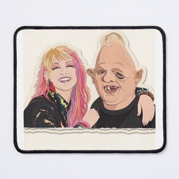 Item preview, Cartoon Cyndi Lauper & Sloth designed and sold by TeamFeldman.