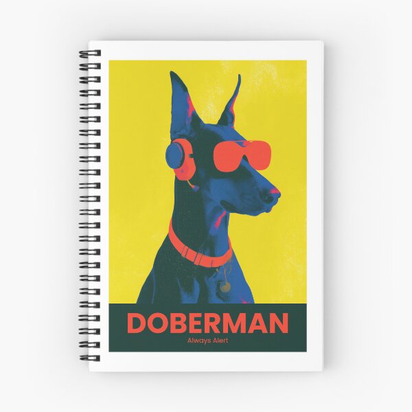 Item preview, DOBERMAN ALWAYS ALERT ART designed and sold by MarkedArtPrints.