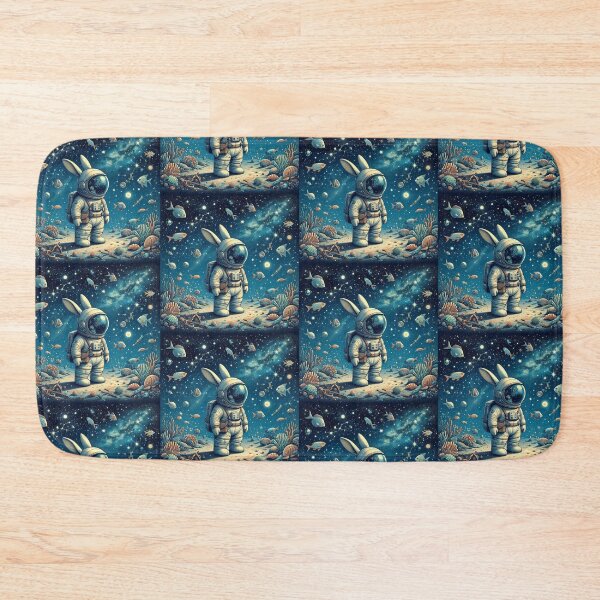 Item preview, Cosmic Rabbit Astronaut – Surreal Ocean Space Design designed and sold by Dogandesighn.
