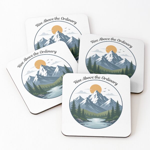Item preview, Rise Above The Ordinary Inspirational Mountain Landscape designed and sold by Good Day Design.