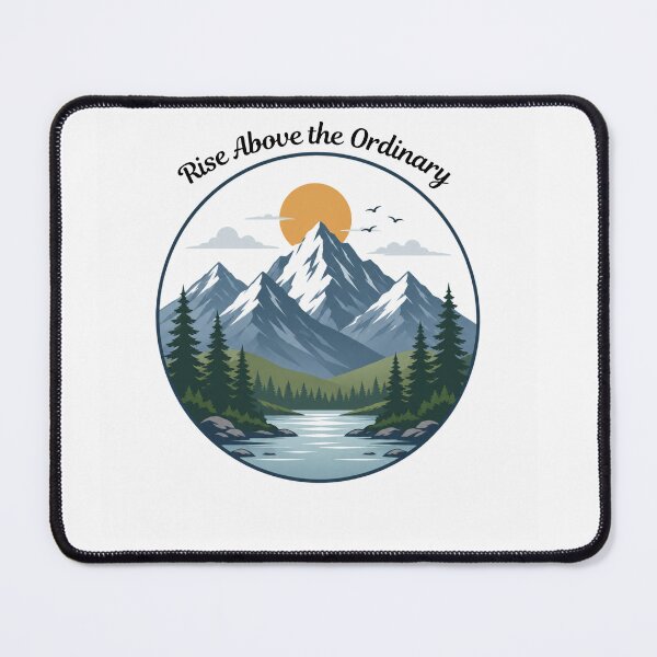 Item preview, Rise Above The Ordinary Inspirational Mountain Landscape designed and sold by Good Day Design.