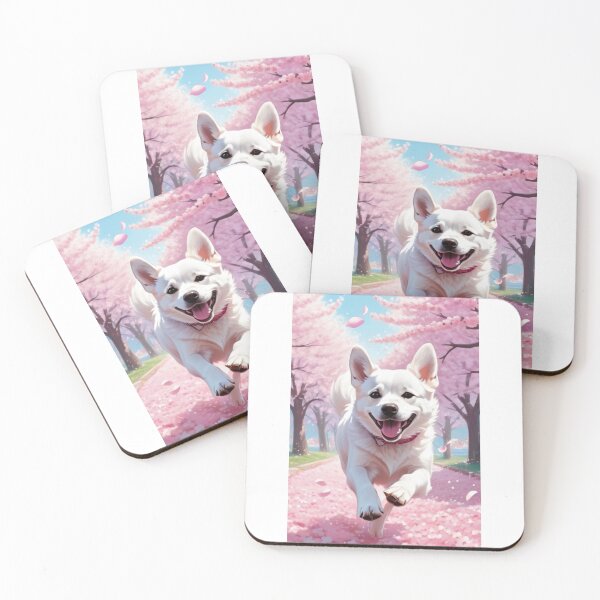 Artikelvorschau, Animals - Shiba Inu Dog, Spring Joy under the Cherry Blossoms entworfen und verkauft von DoodyPets.