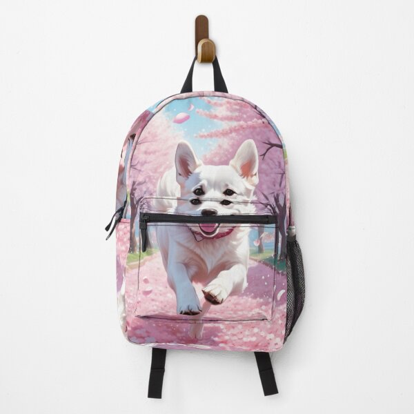 Item preview, Animals - Shiba Inu Dog, Spring Joy under the Cherry Blossoms designed and sold by DoodyPets.