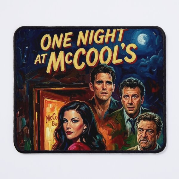Item preview, One Night at McCool's Retro Neo-Noir Crime Comedy Tribute Art Movie Poster designed and sold by Art's Diner.