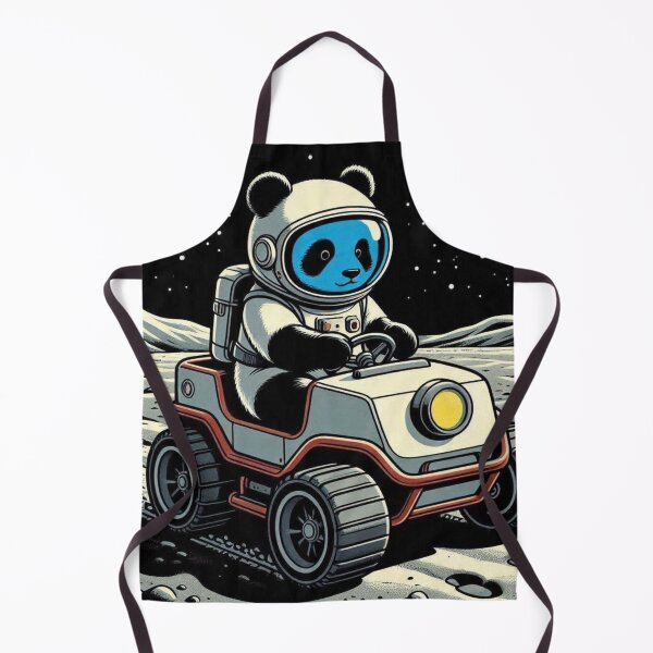 Item preview, Astronaut Panda on Lunar Rover – Cosmic Adventure Design designed and sold by Dogandesighn.