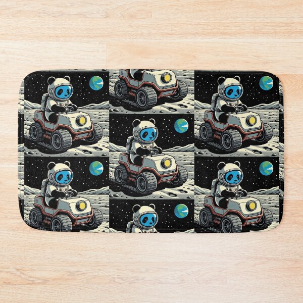 Item preview, Astronaut Panda on Lunar Rover – Cosmic Adventure Design designed and sold by Dogandesighn.