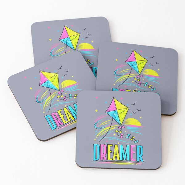 Item preview, Dreamer Colorful Kite Graphic T-Shirt | Summer Positive Vibes designed and sold by Aimetoi.