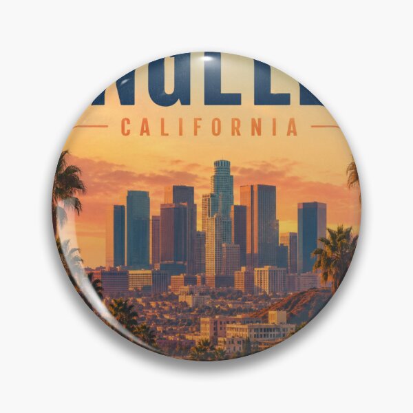 Item preview, Los Angeles California Vintage Travel Poster | Retro Sunset Cityscape Wall Art designed and sold by ElartedeNoel.