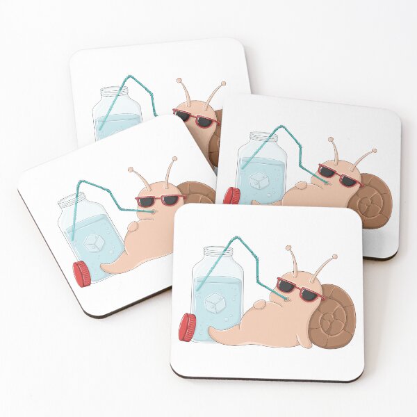 Item preview, Cool Snail with Sunglasses – Summer Chill Sticker designed and sold by OKartashova.