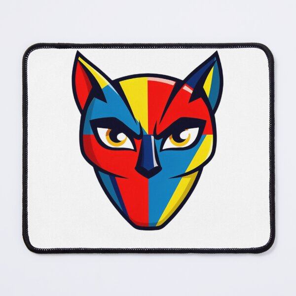 Item preview, Football Cat Face | Colorful Soccer-Inspired Abstract Cat Design | Sports Lover Graphic Tee designed and sold by Nexahubonline.