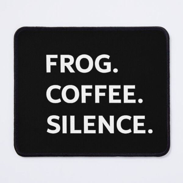 Item preview,  Frog Coffee Silence Minimalist Lifestyle Shirt Funny Frog Lover Gift Coffee Lover Tee Relatable Quiet Shirt designed and sold by Moss & Mellow.