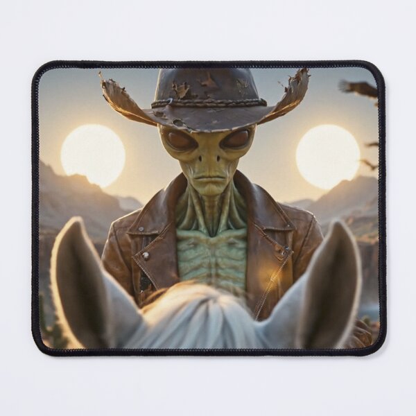 Item preview, Alien Cowboy Riding Horse designed and sold by AliensIRL.