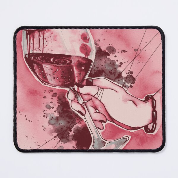 Item preview, Floating Floating Wine Spill designed and sold by ChromaMudras.