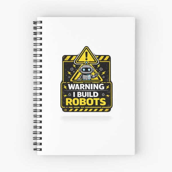 Item preview, Warning I Build Robots | Funny Robotics Engineer Gift designed and sold by PixelForge Studio2.