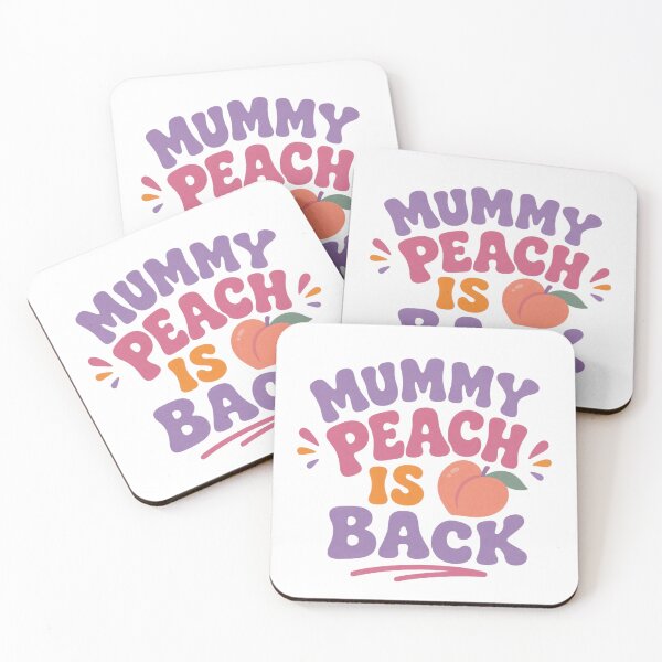 Item preview, Mummy Peach is Back designed and sold by NinaBabyWorkout.