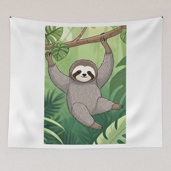 Item preview, Animals - Sloth, Artistic Representation for Children designed and sold by DoodyPets.