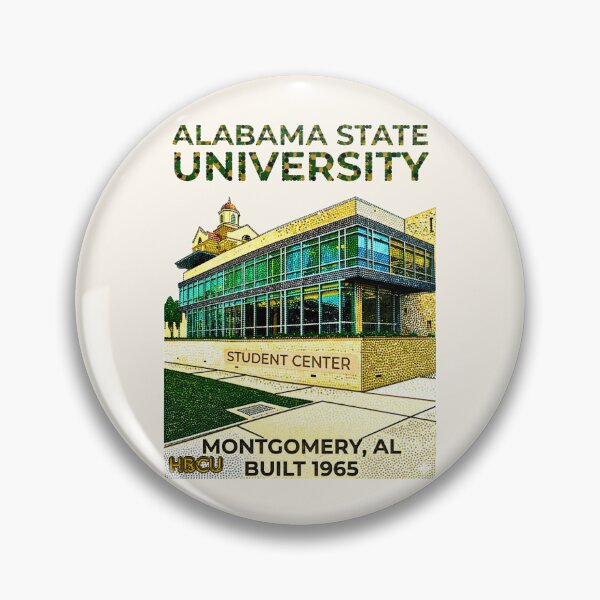 Item preview, Alabama State University Pointillism Student Center Mosaic Art designed and sold by EvergreenPark - Tee Studio.