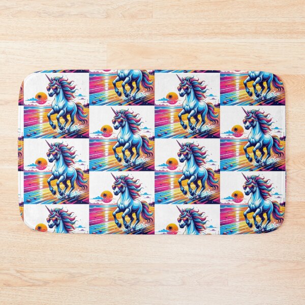 Item preview, Tropical Sunset Unicorn – Whimsical Beach Vibes designed and sold by Dogandesighn.