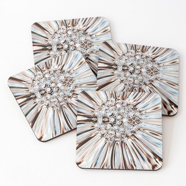 Item preview, Adversarial Crystal Bloom Abstract AI Optical Illusion Design designed and sold by AnnSign.