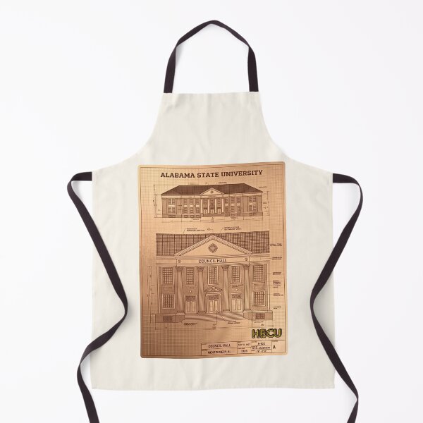 Item preview, Alabama State University Council Hall Architectural Blueprint designed and sold by EvergreenPark - Tee Studio.