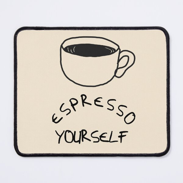Item preview, Hand-Drawn Espresso Yourself Vintage Moka Pot Coffee Quote designed and sold by Digital-Thought.