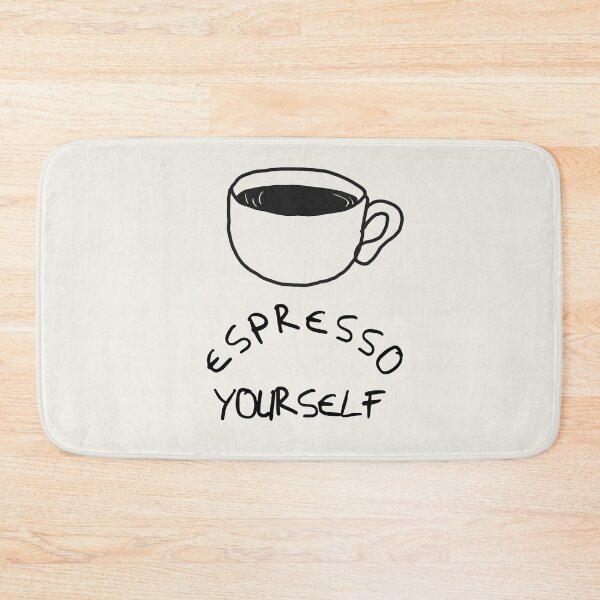 Item preview, Hand-Drawn Espresso Yourself Vintage Moka Pot Coffee Quote designed and sold by Digital-Thought.