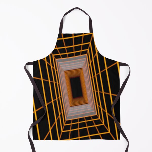 Item preview, Orange Rectangular Wireframe Tunnel with Cells designed and sold by Electric Shock!! Design.