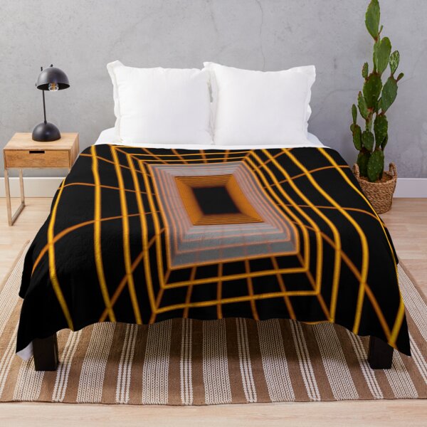 Item preview, Orange Rectangular Wireframe Tunnel with Cells designed and sold by Electric Shock!! Design.