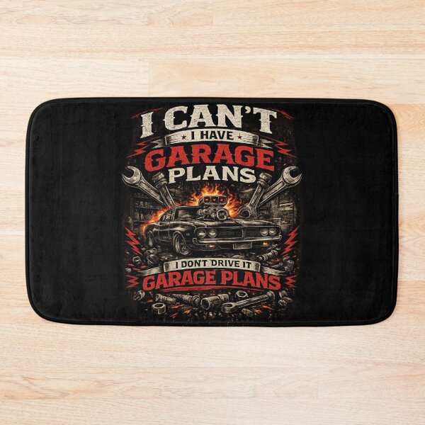 Item preview, I Can't I Have Garage Plans – Funny Car Guy Mechanic Shirt designed and sold by Wild Horizon Studio.
