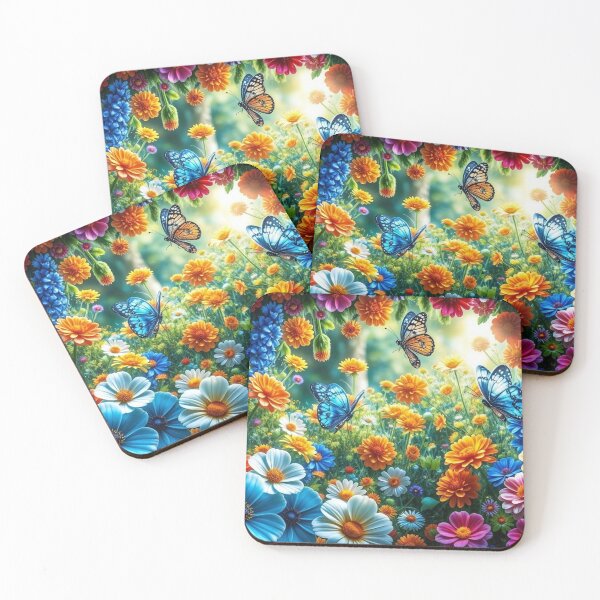 Item preview, Butterfly Flower Garden Wall Art designed and sold by BeautifulVirtues.