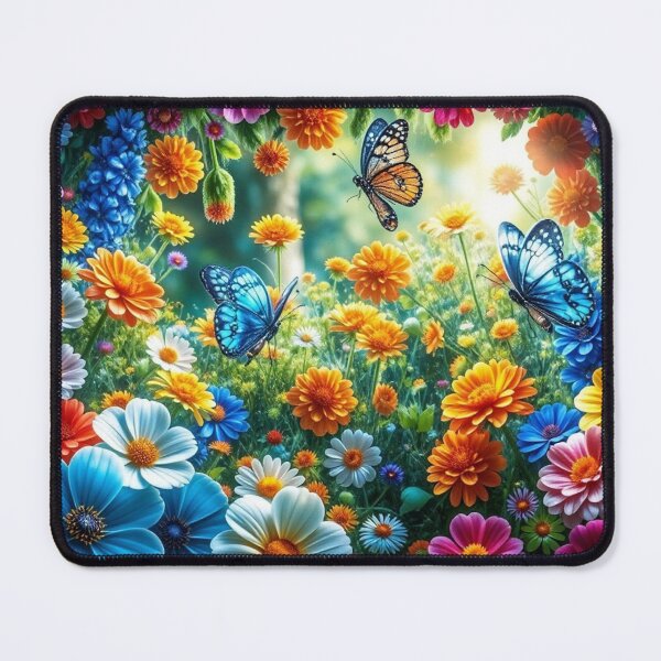 Item preview, Butterfly Flower Garden Wall Art designed and sold by BeautifulVirtues.