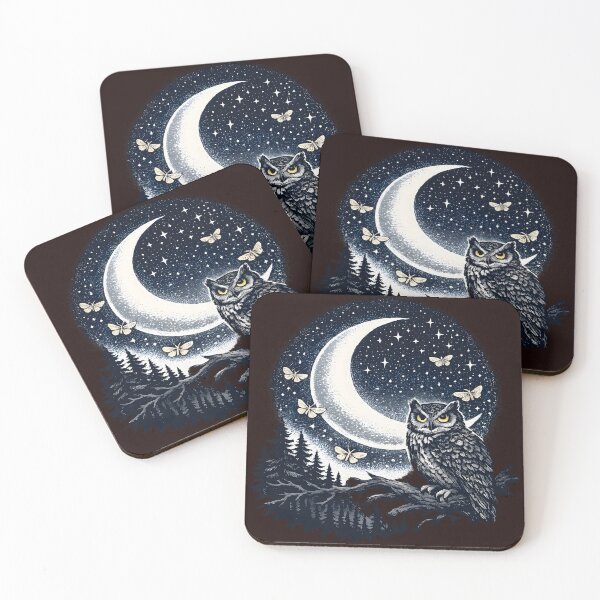 Item preview, Mystical Owl Moon Shirt | Celestial Night Forest Fantasy Art designed and sold by RizRay.