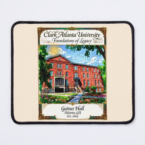 Item preview, Clark Atlanta University Gaines Hall Watercolor Heritage Art designed and sold by EvergreenPark - Tee Studio.