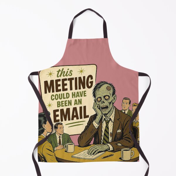 Item preview, This Meeting Could Have Been An Email - Funny Office Zombie Shirt designed and sold by Geek Tracy Shop.