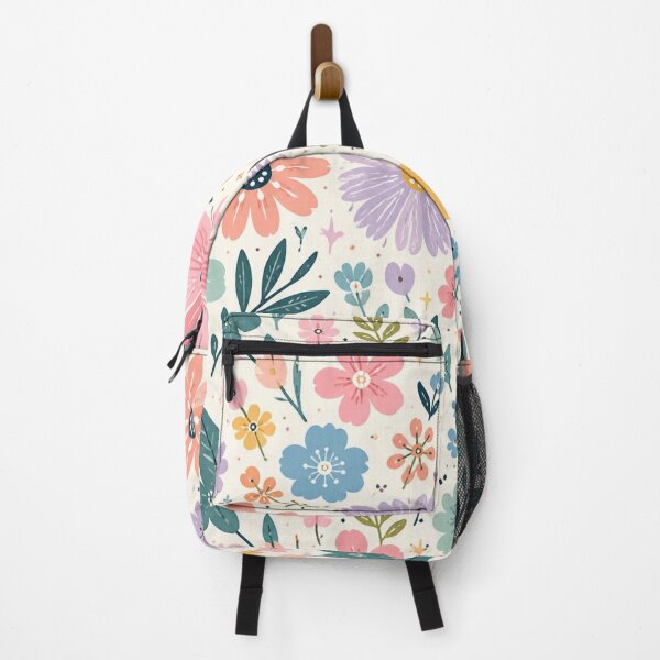 Item preview, Pastel Folk Art Flowers | Cute Scandinavian Floral Pattern designed and sold by My Gluten Free Life UK.
