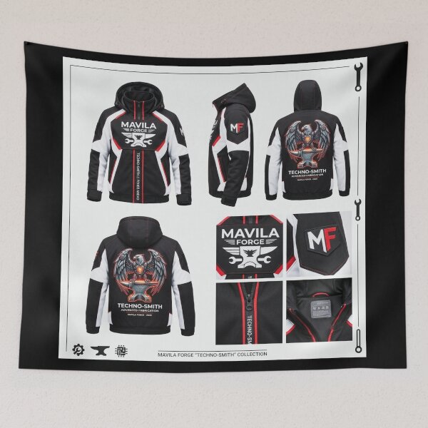 Item preview, Cyberpunk Tactical Hoodie Concept Art Mavila Forge designed and sold by Mavila Forge.