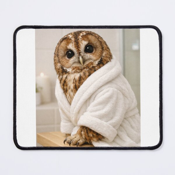 Item preview, Cozy Bathrobe Tawny Owl designed and sold by Sillytoe.