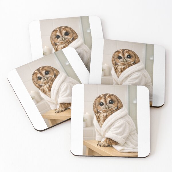 Item preview, Cozy Bathrobe Tawny Owl designed and sold by Sillytoe.