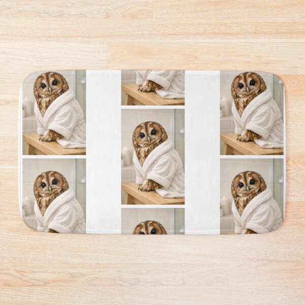 Item preview, Cozy Bathrobe Tawny Owl designed and sold by Sillytoe.