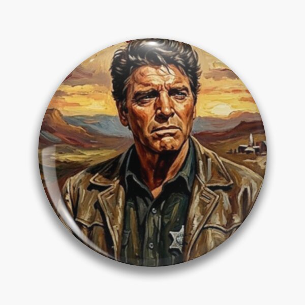 Item preview, Lawman Retro Classic Western Drama Tribute Art Movie Poster designed and sold by Art's Diner.